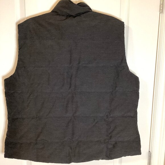 Eddie Bauer Men's Gray Sleeveless Vest Goose Down Size XL - Picture 7 of 9
